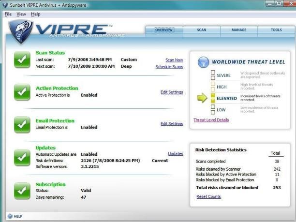 Vipre Antivirus + Antispyware 3.1.2315 Vipre Antivirus + Antispyware 3.1.2315