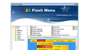 123 Flash Menu