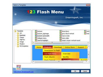 123 Flash Menu