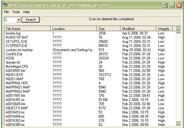 ADRC Data Recovery Tools