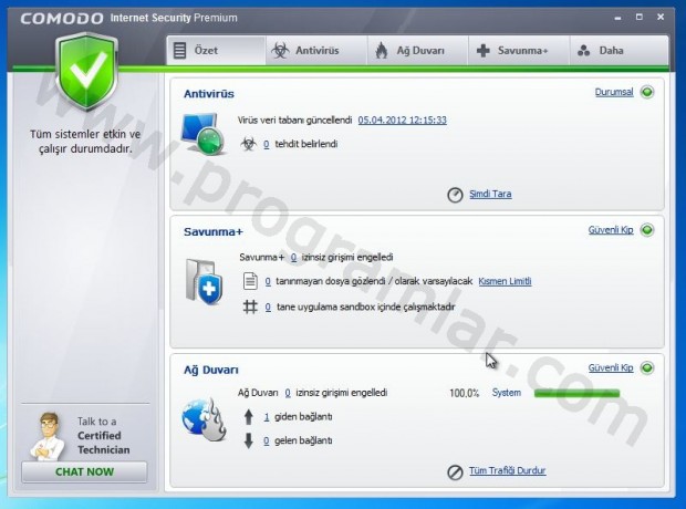 Comodo Internet Security Ekran Goruntusu 1
