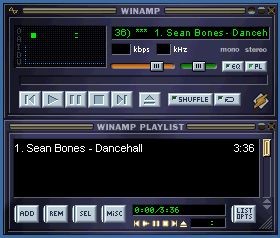 Winamp Ekran Görüntüsü