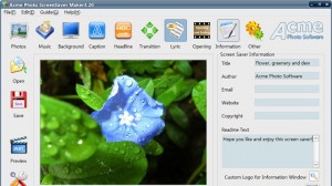 Acme Photo ScreenSaver Maker