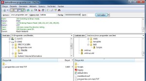 FileZilla Ekran Goruntusu