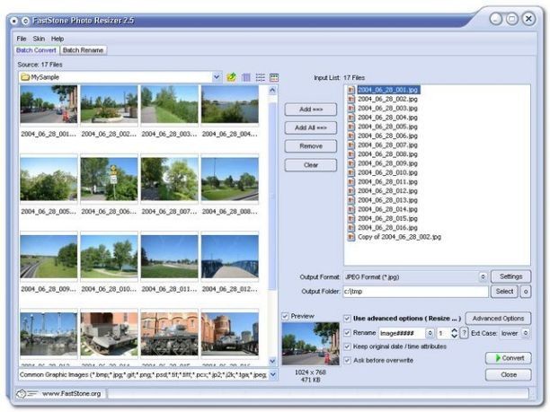FastStone Photo Resizer 2.6