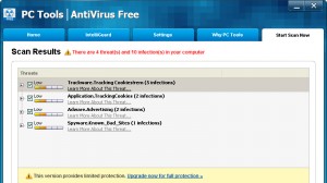 PC Tools AntiVirus Free Edition Ekran Goruntusu Scanning