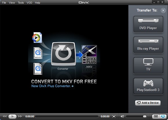 DivX Plus Player Ekran Görüntüsü