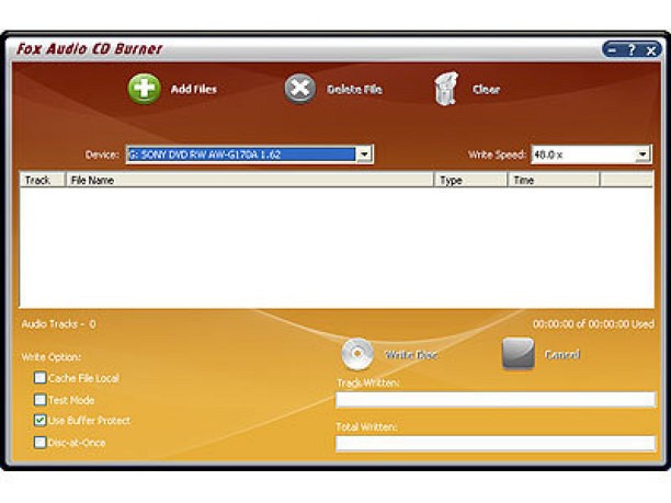 Fox Audio CD Burner 7.4.2.4165