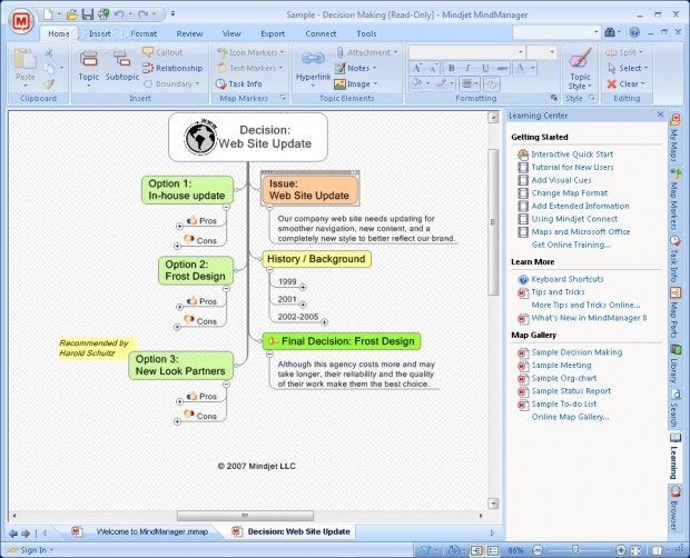 Mindjet MindManager (Windows) Mindjet MindManager (Windows)