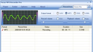 Focus MP3 Recorder Pro