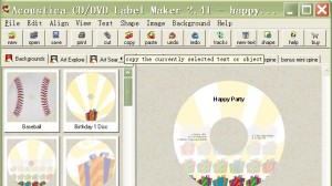 Acoustica CD/DVD Label Maker