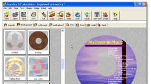 Acoustica CD/DVD Label Maker