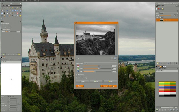 GIMP Ekran Görüntüsü