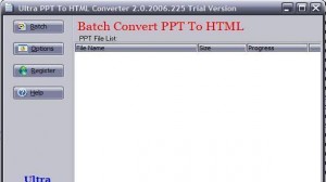 Ultra PPT To HTML Converter 2.0.2007.618