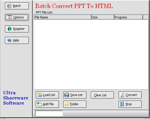 Ultra PPT To HTML Converter