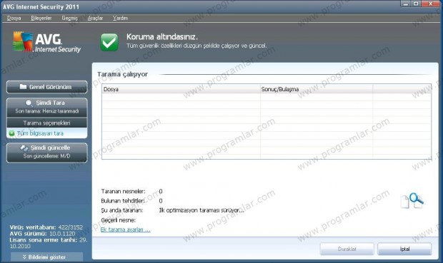 AVG Internet Security Ekran Görüntüsü