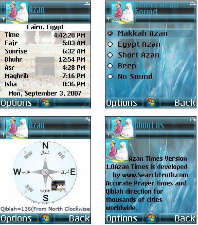 Azan Times for Worldwide Prayers for Mobile Phones Azan Times for Worldwide Prayers for Mobile Phones