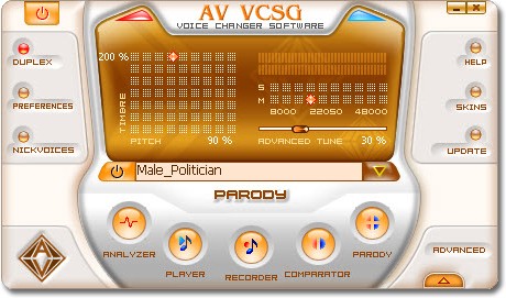 AV Voice Changer Software Gold Edition