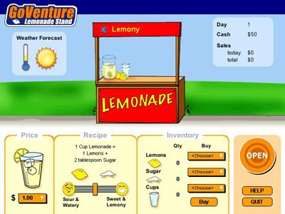 GoVenture Lemonade Stand GoVenture Lemonade Stand