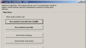 Trend Micro HijackThis