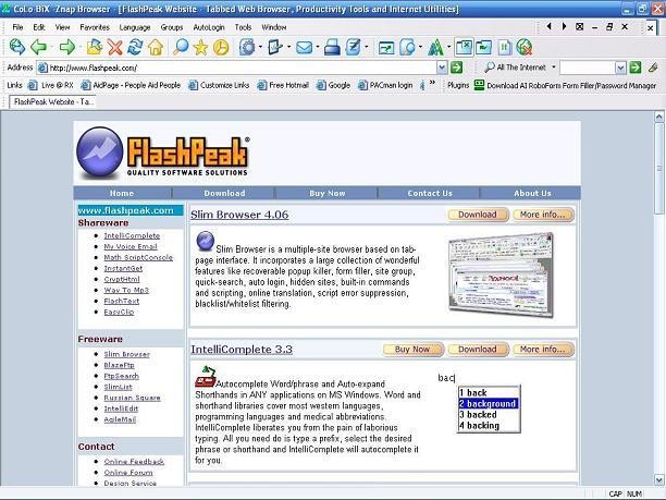 Znap Browser