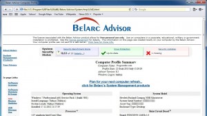 Belarc Advisor Ekran Goruntusu