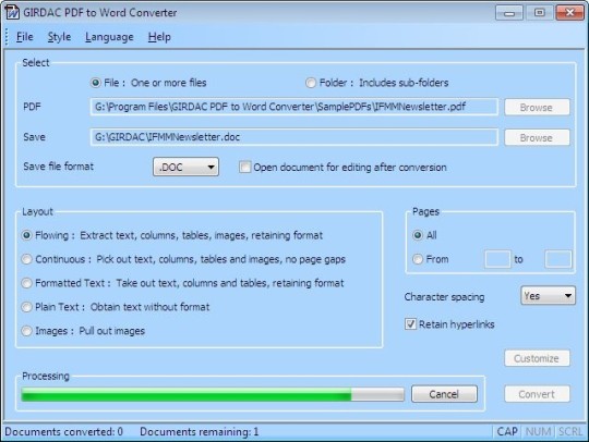 PDF to Word Converter