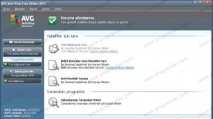 AVG Anti-Virus Free Edition Ekran Görüntüsü