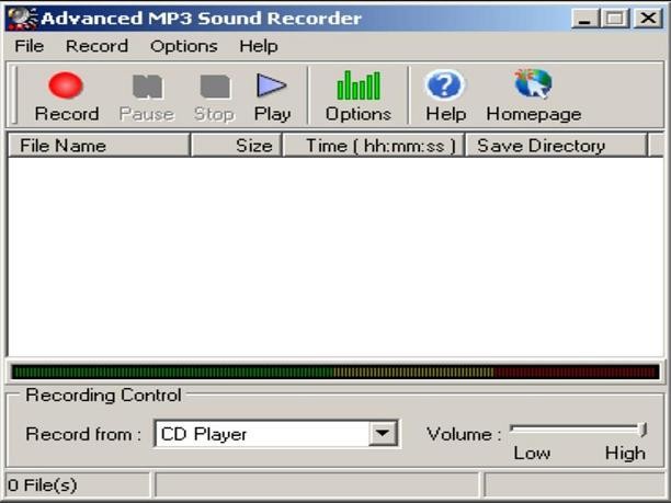 Advanced MP3 Sound Recorder