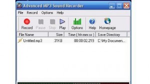 Advanced MP3 Sound Recorder