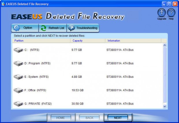 EASEUS Deleted File Recovery