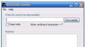 Word Descrambler