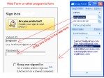 Drag Drop Form Password Manager