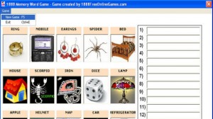 1888 Memory Word Game