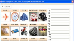 1888 Memory Word Game