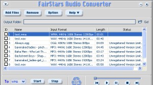 FairStars Audio Converter