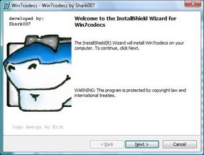 Win7codecs Ekran Görüntüsü