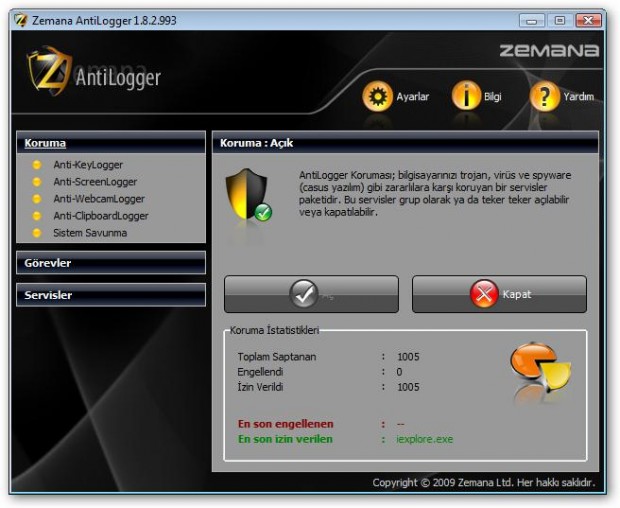 Zemena AntiLogger Zemena AntiLogger