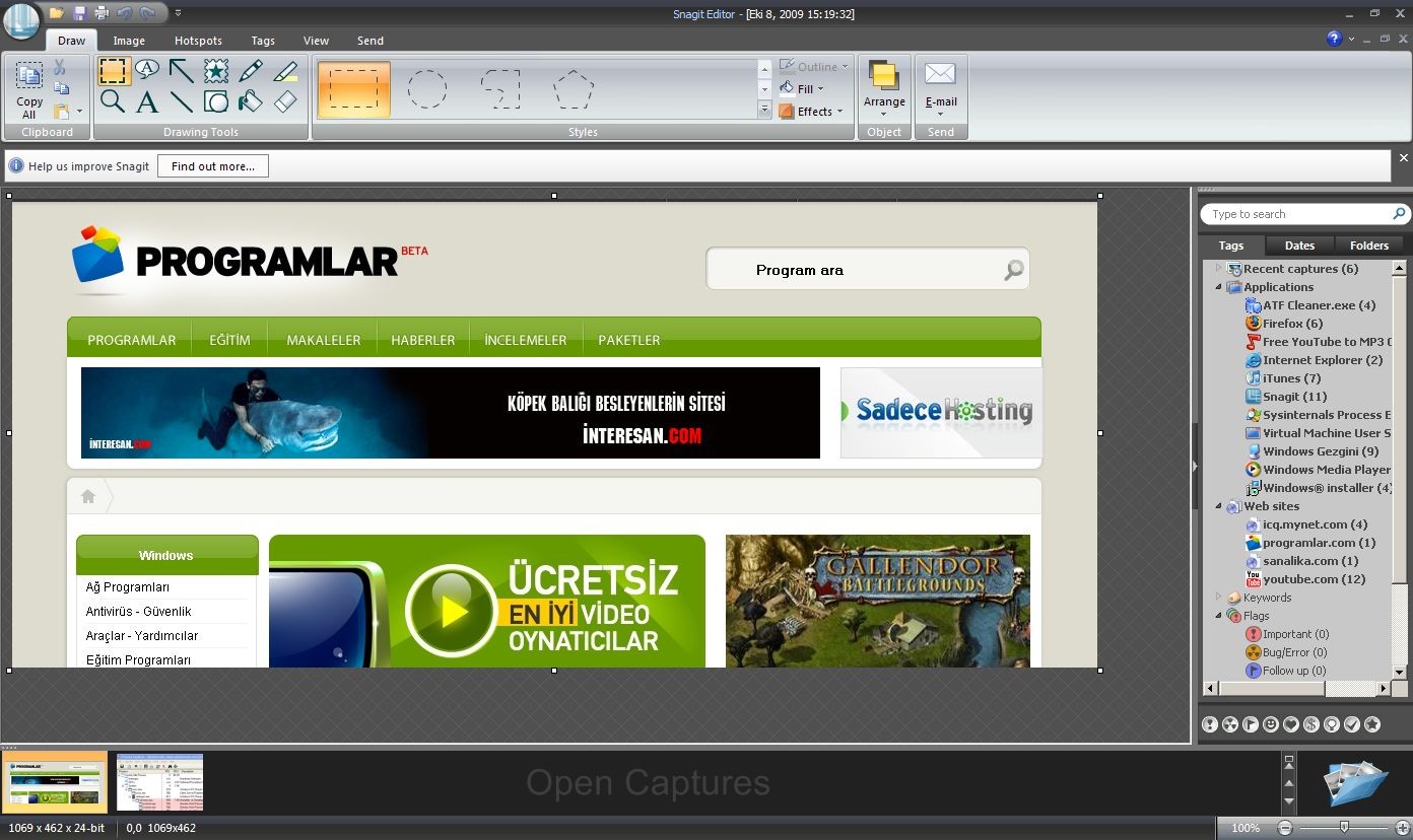Snagit 2018 ücretsiz indir