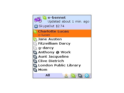 iSkoot for Skype (BlackBerry) iSkoot for Skype (BlackBerry)