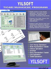Yılsoft Ticari Muhasebe Programı Yılsoft Ticari Muhasebe Programı