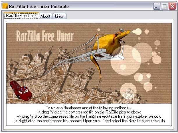 RarZilla Free Unrar Portable