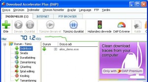 Download Accelerator Plus Ekran Görüntüsü