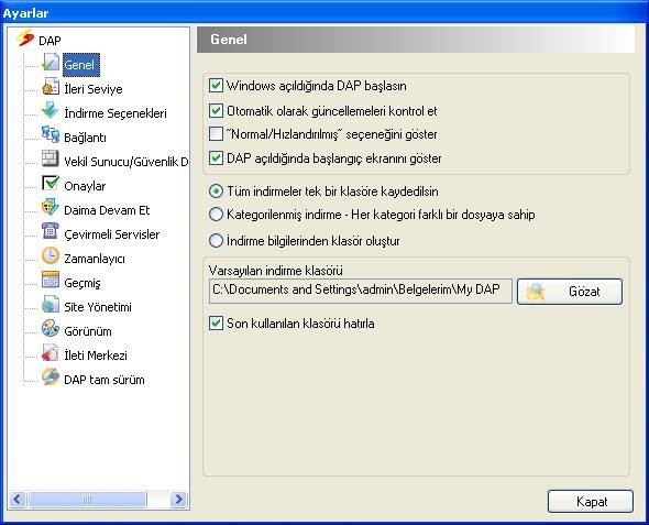 Download Accelerator Plus Ekran Görüntüsü