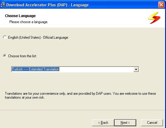 Download Accelerator Plus Ekran Görüntüsü