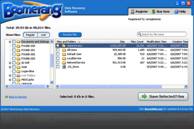 Boomerang Data Recovery