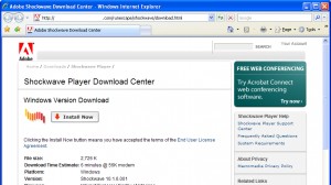 Adobe Shockwave Player