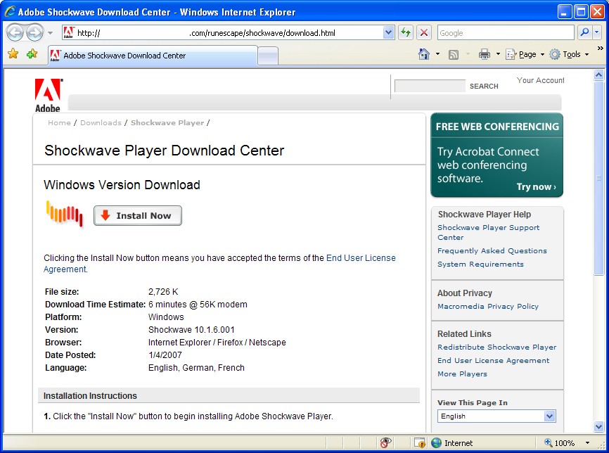 adobe shockwave player crash adobe shockwave player crash