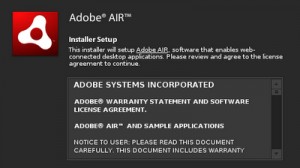 Adobe AIR Ekran Görüntüsü