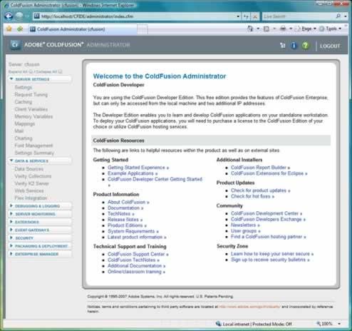 ColdFusion ColdFusion